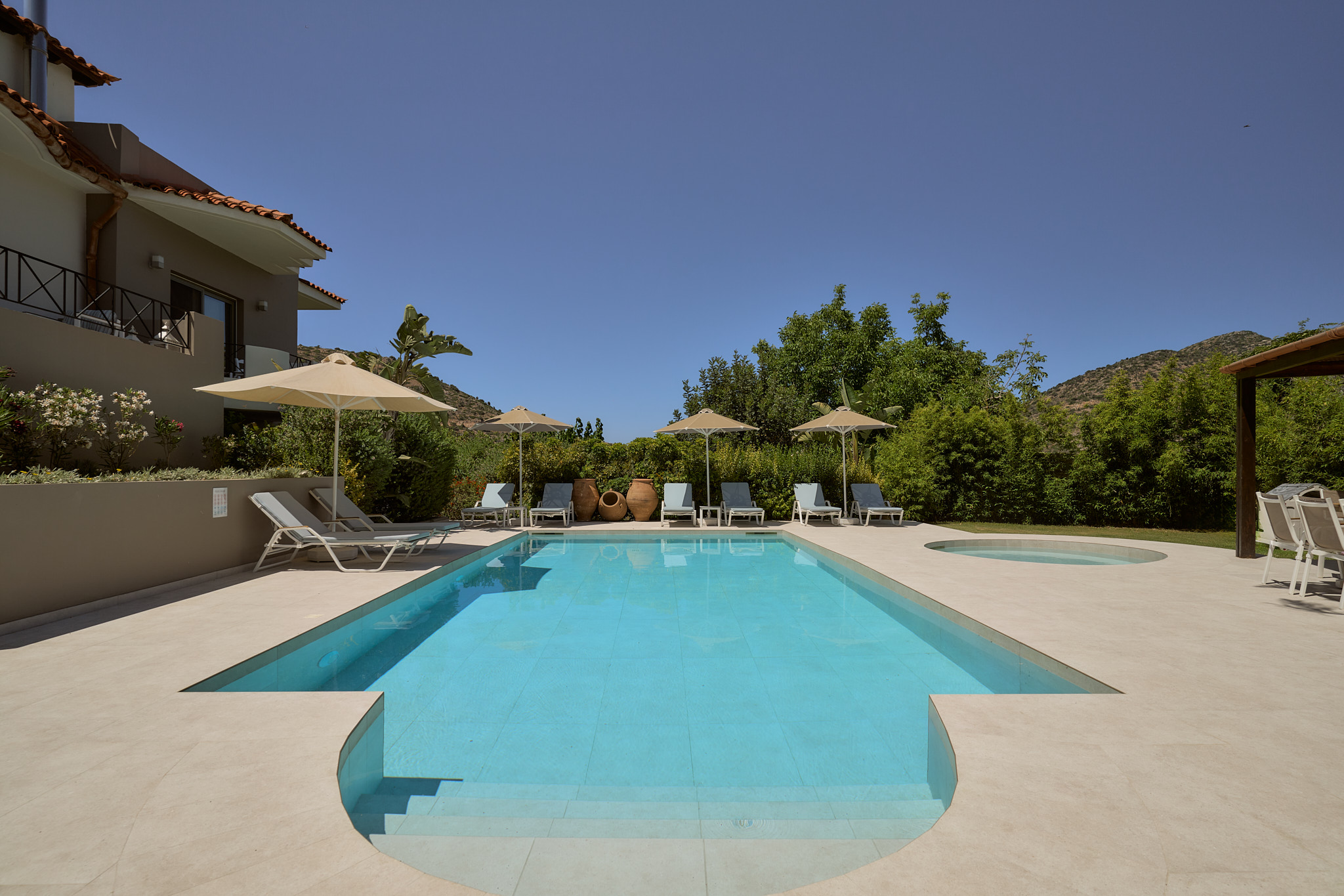 Poolside serenity Poolside serenity